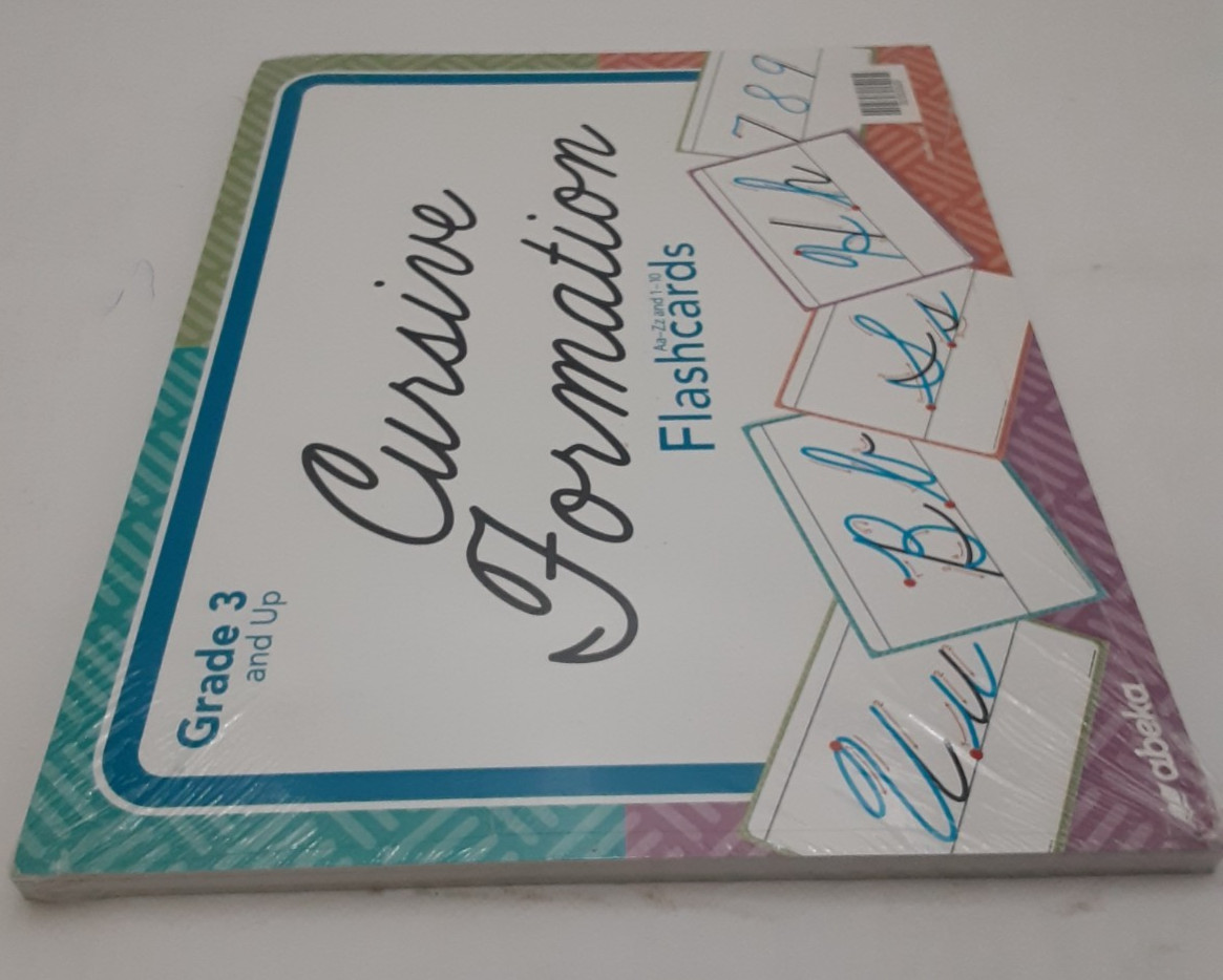 Abeka Cursive Formation Flashcards Gr. 3-6 Sealed NEW 323535