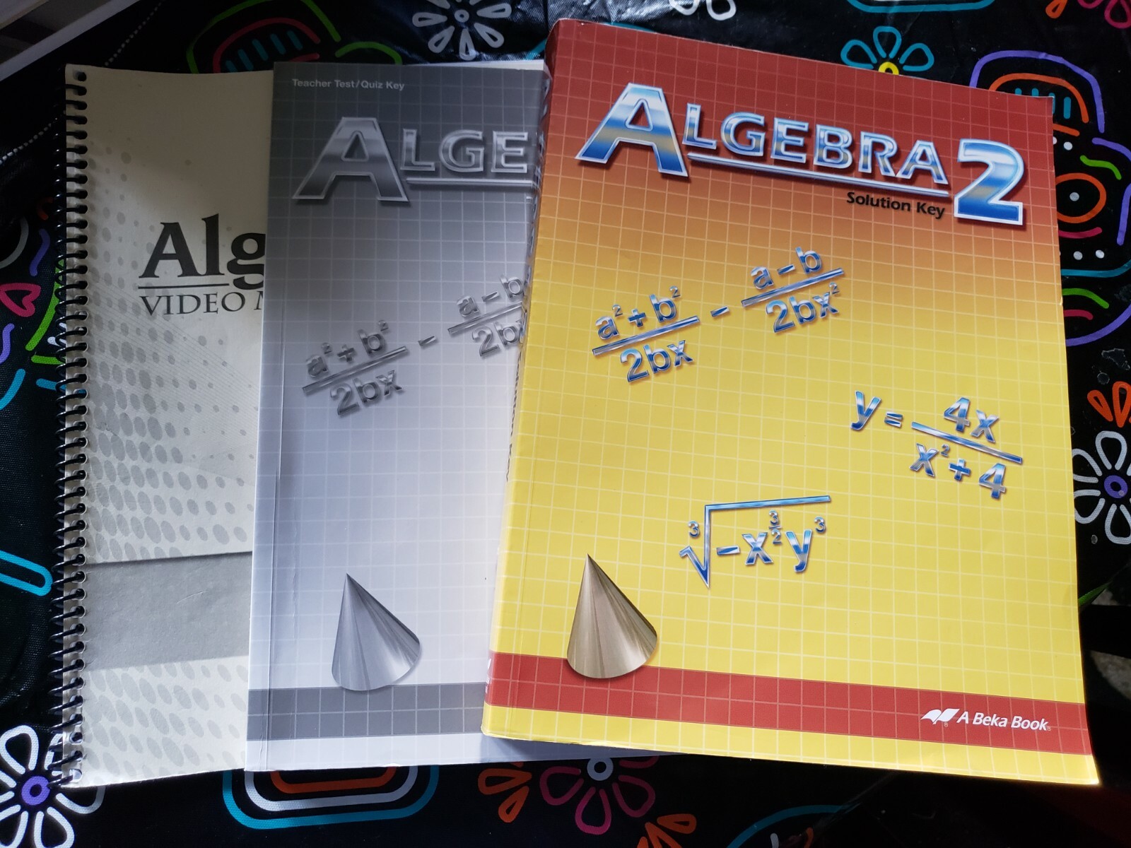 ABEKA A BEKA Algebra 2 Solution Key Teacher Test Quiz Key Video Manual Set
