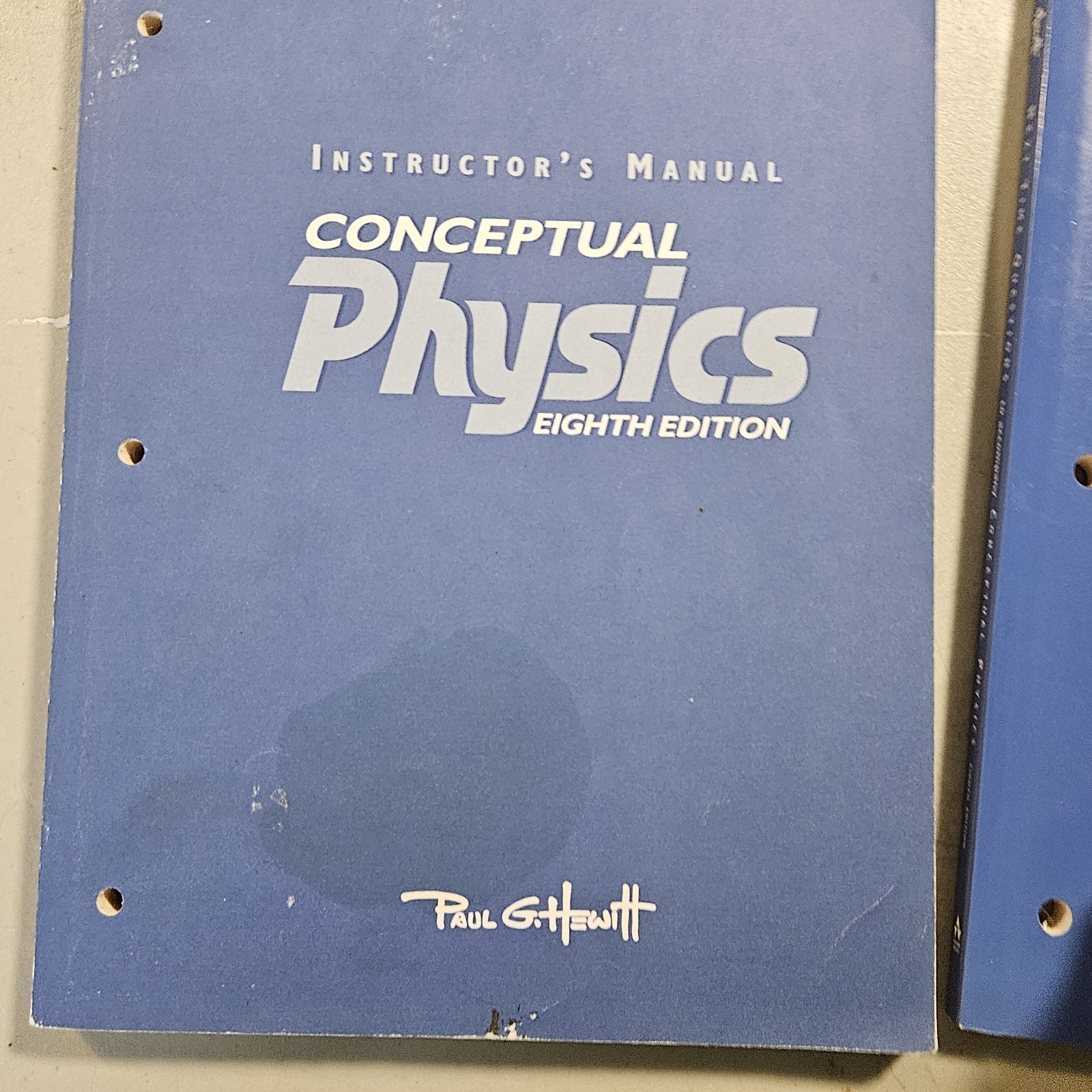 Conceptual Physics 8th Edition By Hewitt Test Bank, Next Time Questions, Manual