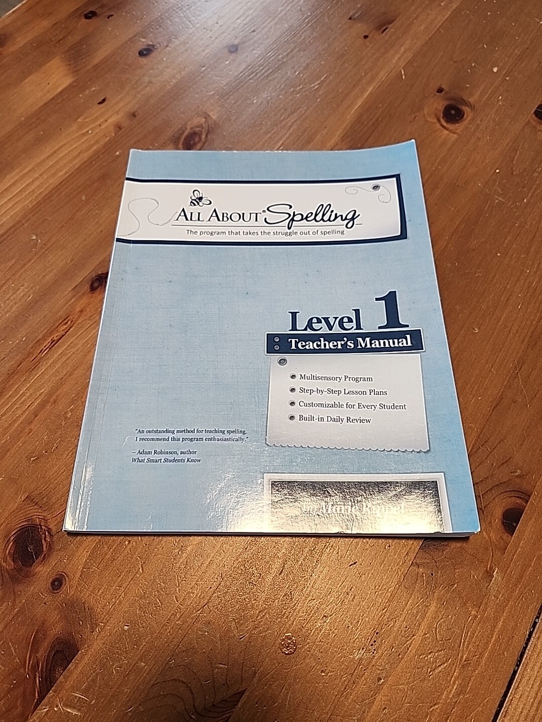 All About Spelling Level 1 Teacher’s Manual