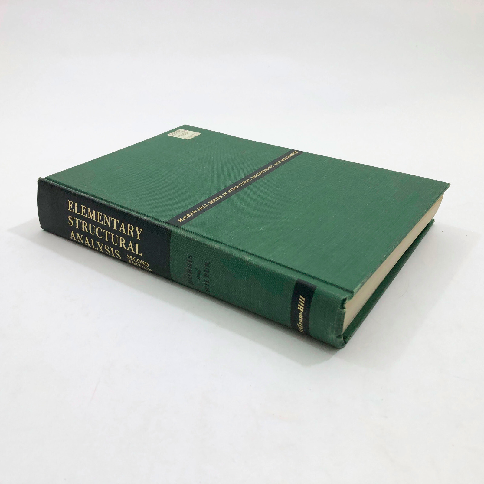 Elementary Structural Analysis 1960 2nd Edition 10th Printing HB 651 pages