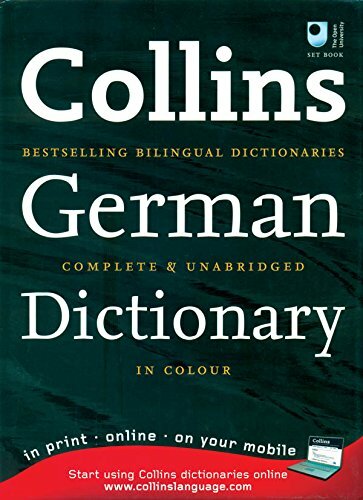 Collins German Dictionary (Collins Complete and Unabridged) Hardback Book The