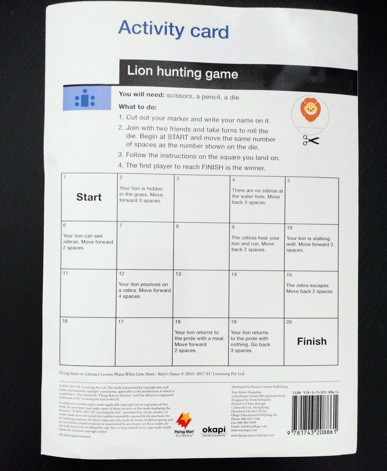 Flying Start To Literacy MultiPack When Lions Hunt/Rory’s Dance