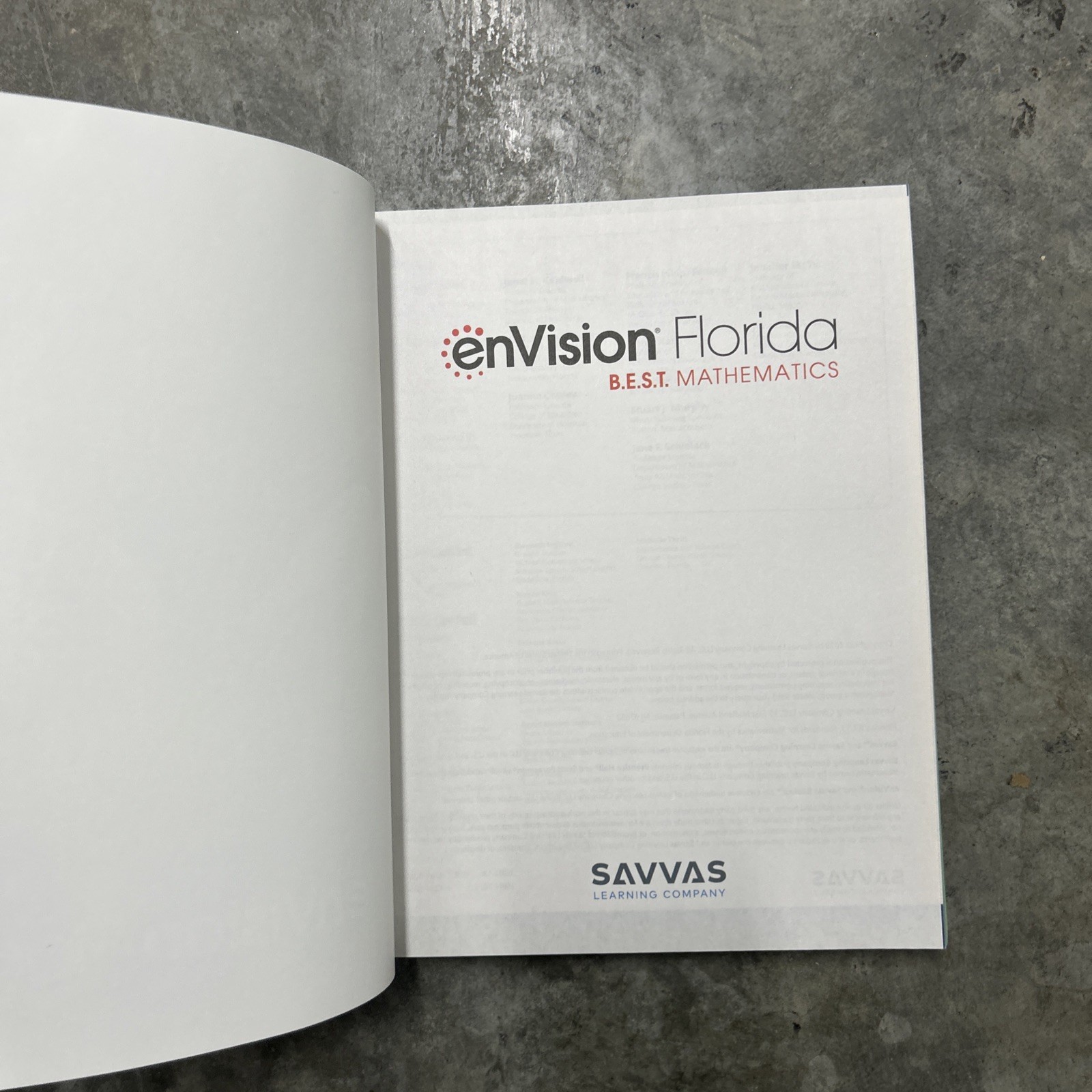 Grade 5 Envision Florida B.E.S.T. Mathematics Student Edition Volume 2 2023 NEW