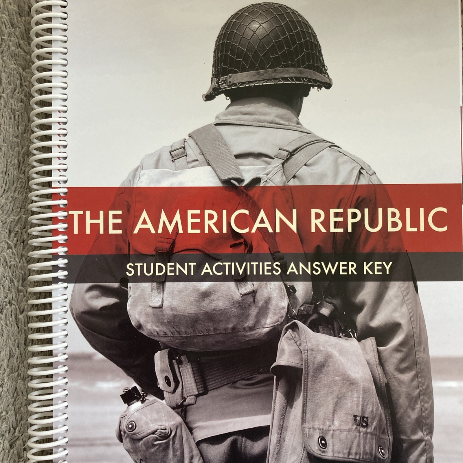 BJU Bob Jones 8th grade AMERICAN REPUBLIC 8 HISTORY Student Activities Key