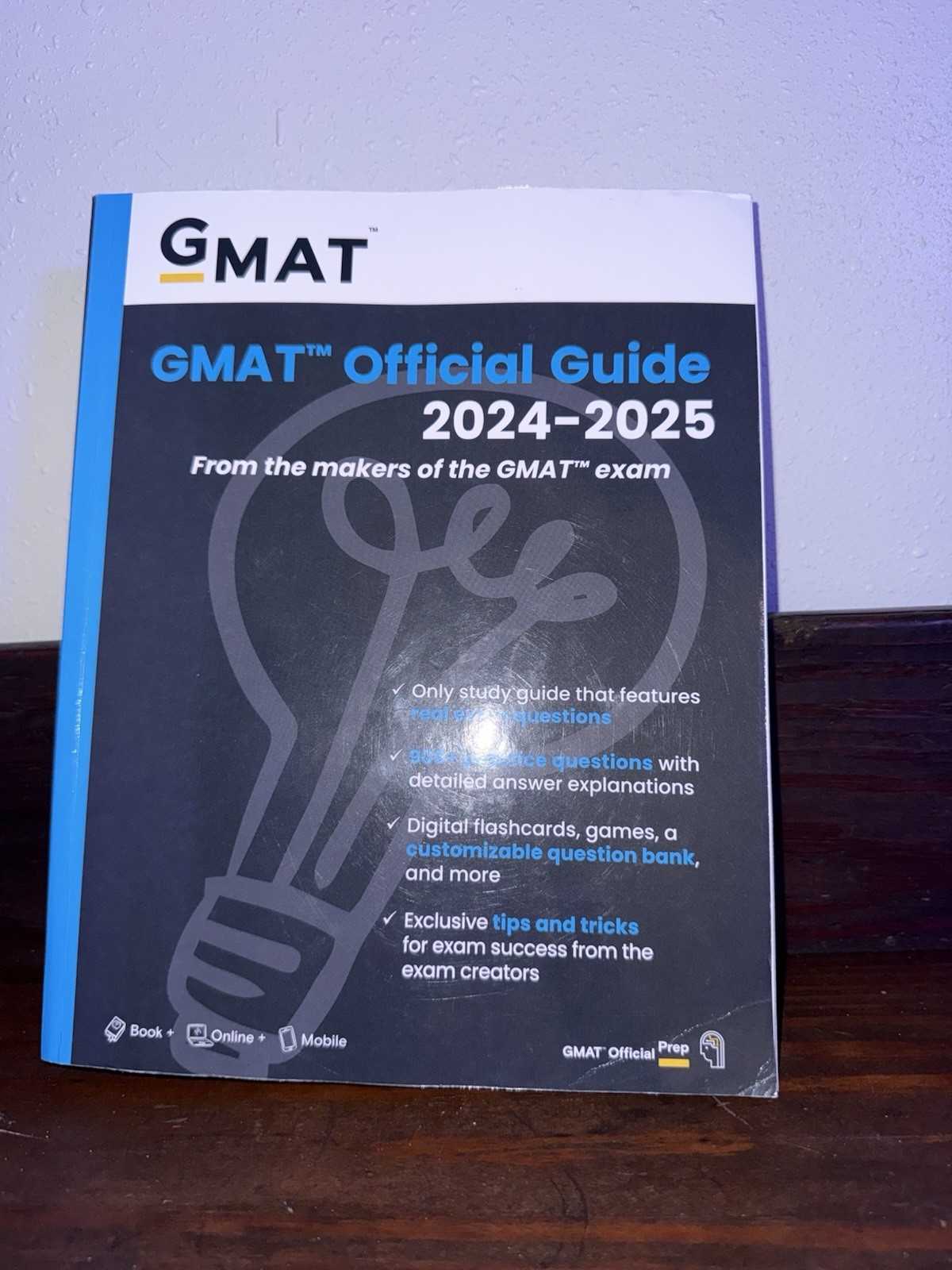 GMAT Official Guide 2024-2025 Wiley Study Guide Paperback with Flashcards