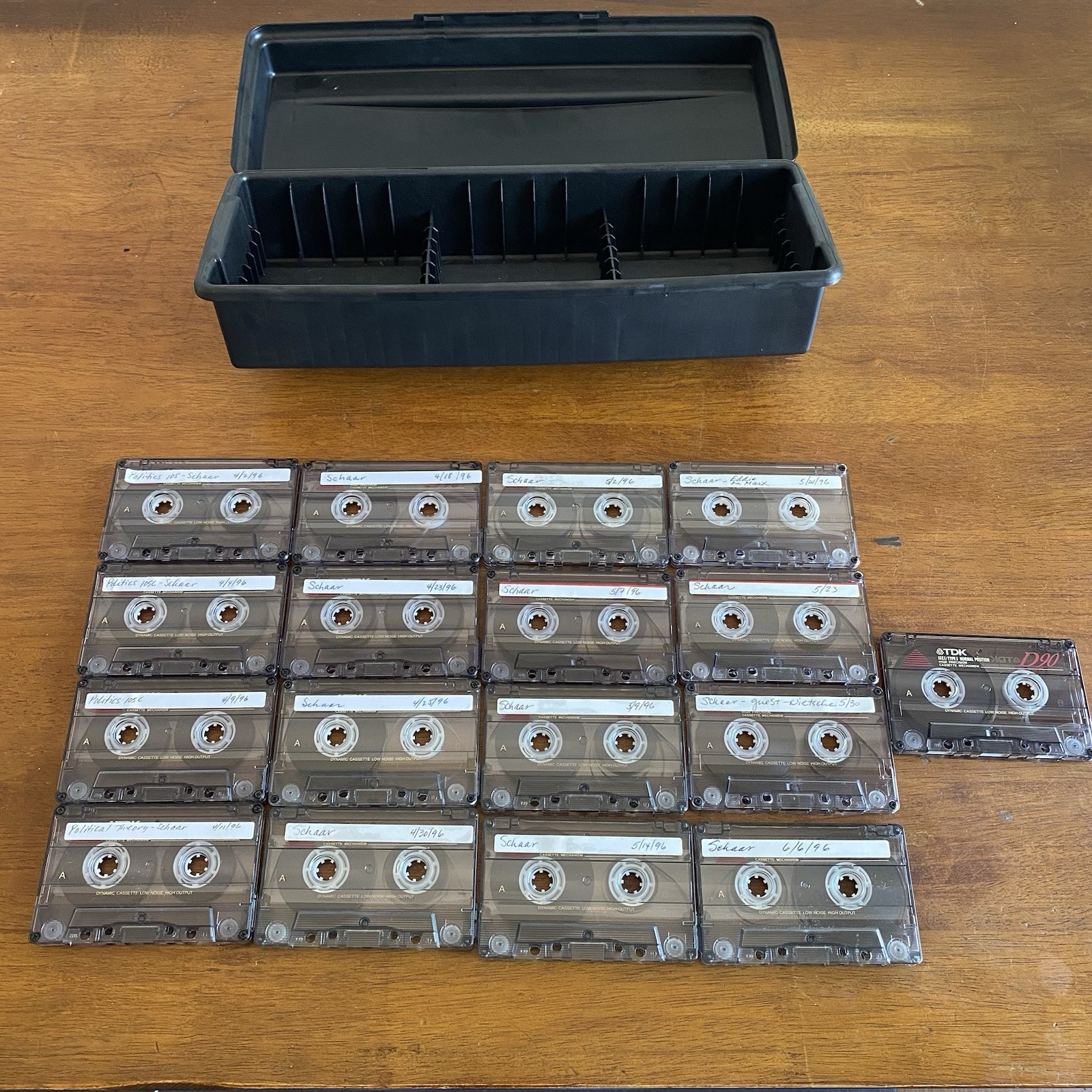 VTG 1996 Lecture Tapes UC Santa Cruz Jack Scharr American Political Theorist