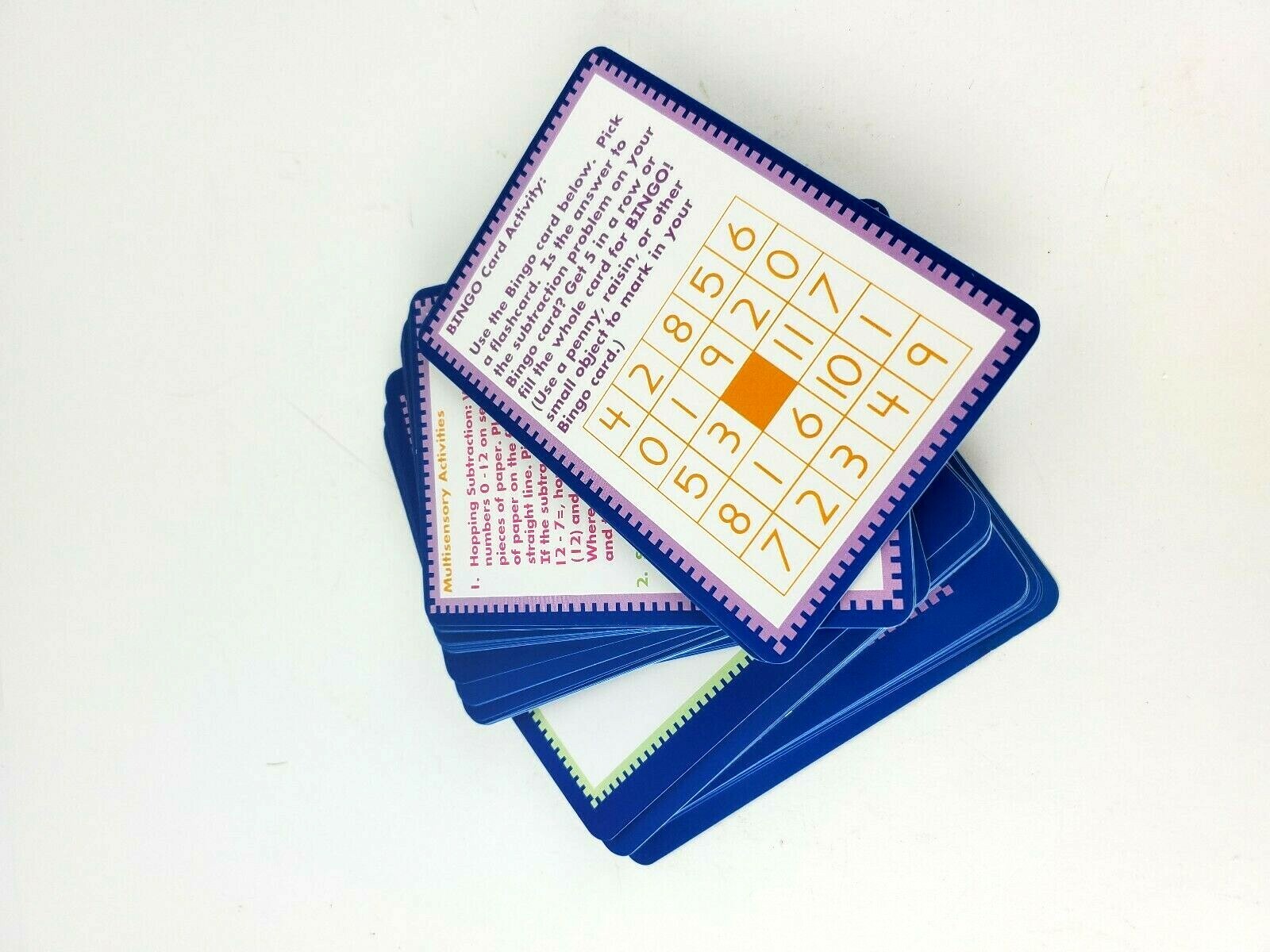 Subtraction Math Educational Home School Learning 55 Flash Cards K – 3rd Grade