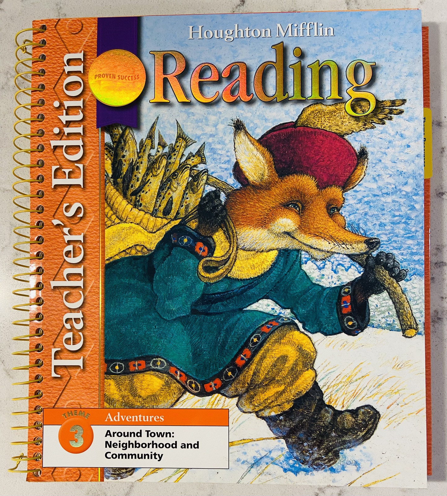Houghton Mifflin Reading Teachers Edition Theme 3 Grade 2 Around Town NEIGHBORHO