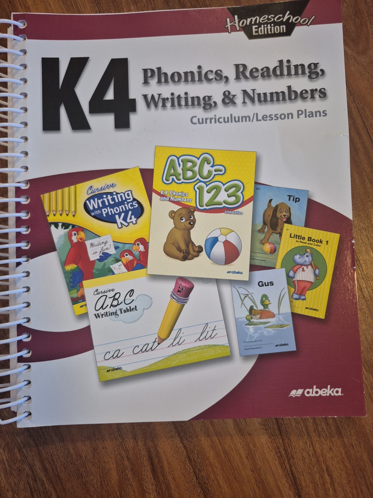 ABeka K4 Phonics, Reading, Writing & Numbers Curriculum/Lesson Plans