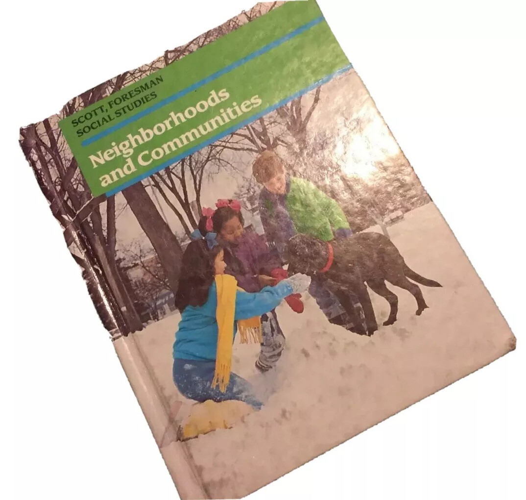 Heath Social Studies Book Neighborhoods Maps Money Jobs Textbook Homeschool K-5