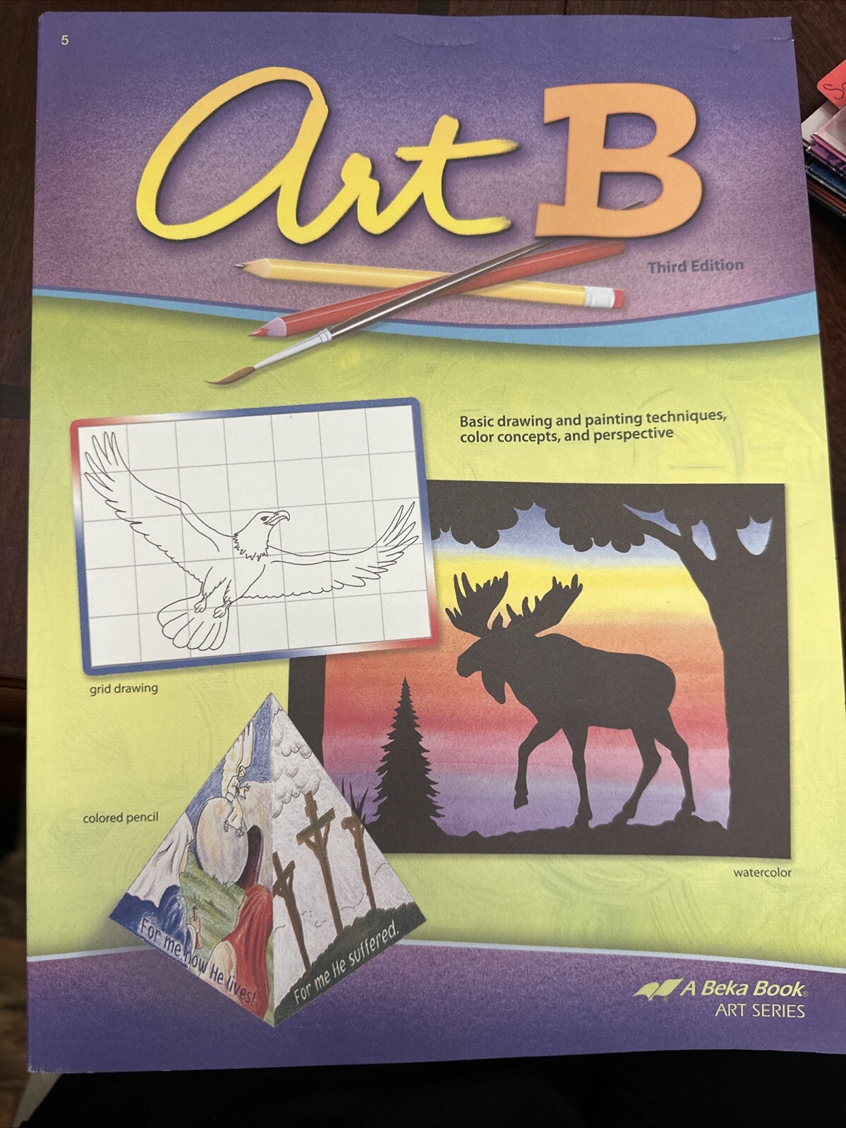 Abeka 5th Grade Art B , Homeschool Crafts Projects READ