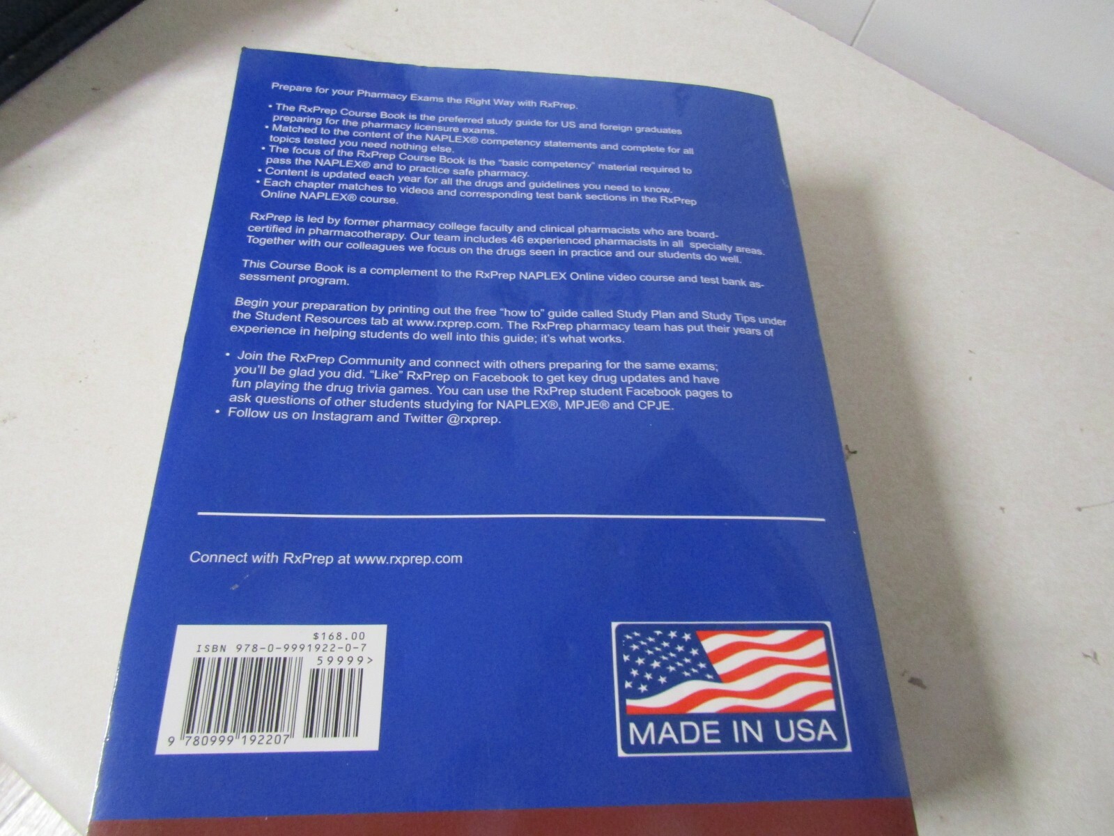 BOOK SOFTBACK RxPREP 2018 EDITION CURRENT FOR GRADUATES BIOSTATISTICS SHAPIRO