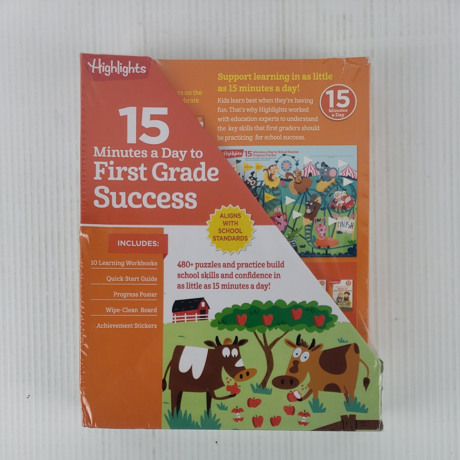 Highlights First Grade Success: 10 Book Wedge, NEW, Homeschool, Workbooks