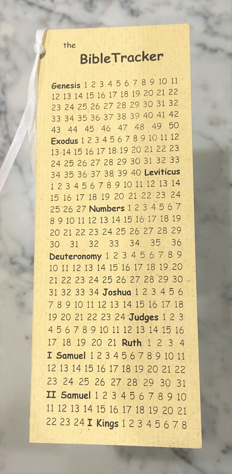 BibleTracker – Bible Reading Checklist (color: Khaki) – NEW