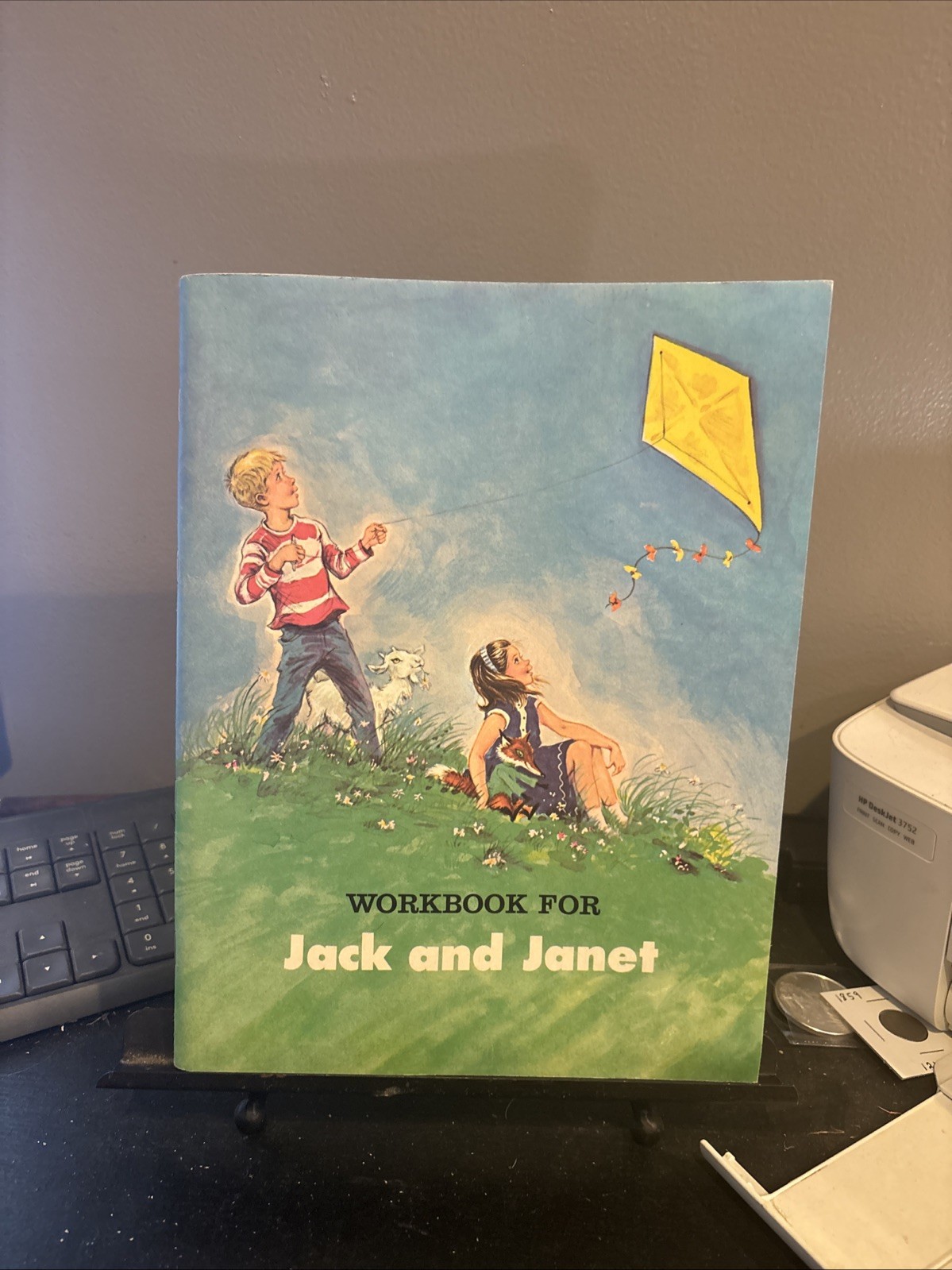 1966 Reading “Workbook For Jack And Janet” 1st Grade English Workbook