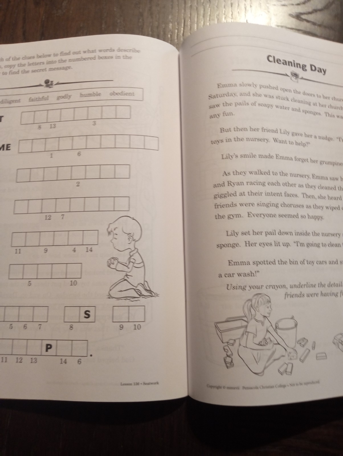 abeka 2nd grade reading comprehension skill sheets student book no writing insid
