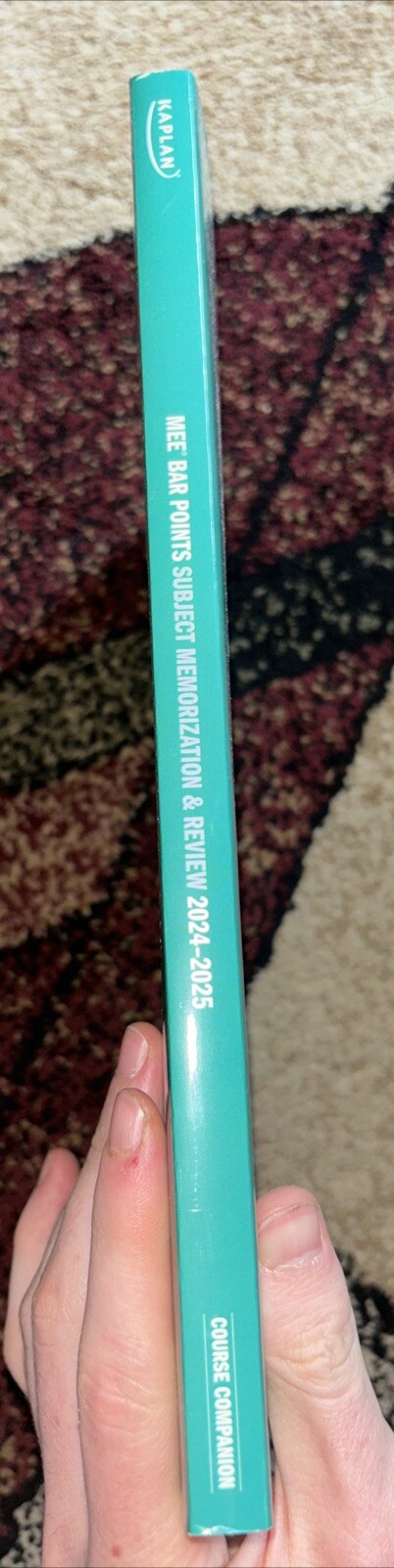 MEE Bar Points Subject Memorization & Review 2024-2025 BRAND NEW!!-SHIPS ASAP!