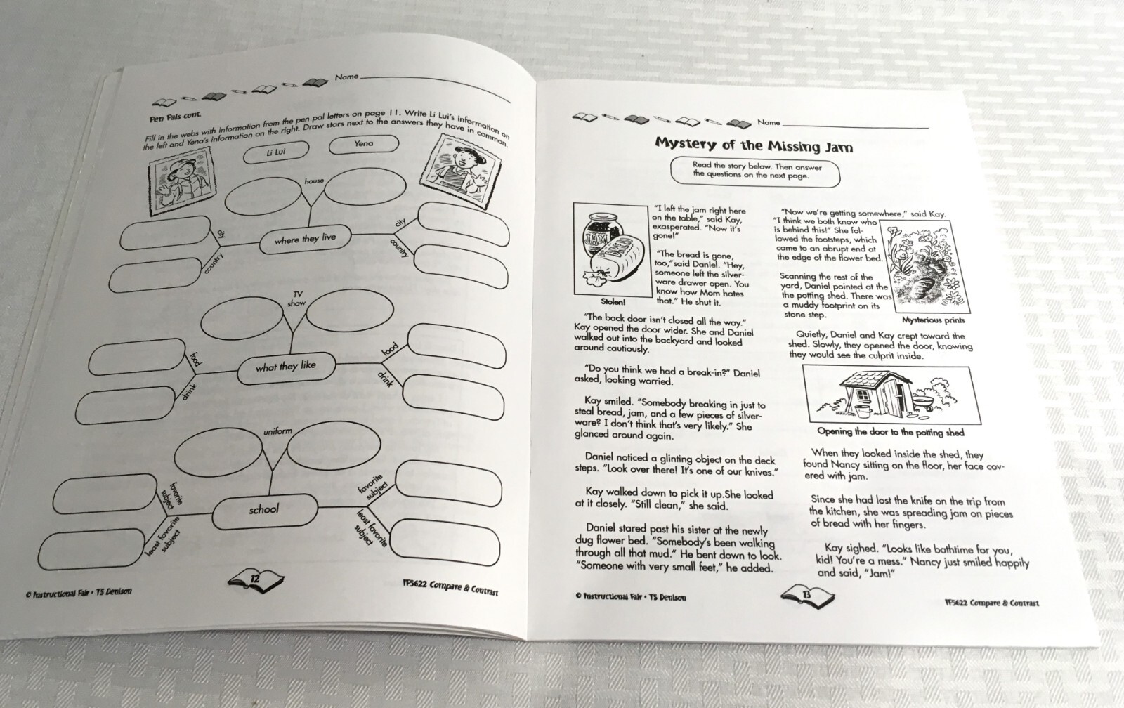 3 BASIC SKILLS SERIES / STORY ELEMENTS / COMPARE & CONTRAST / CAUSE & EFFECT