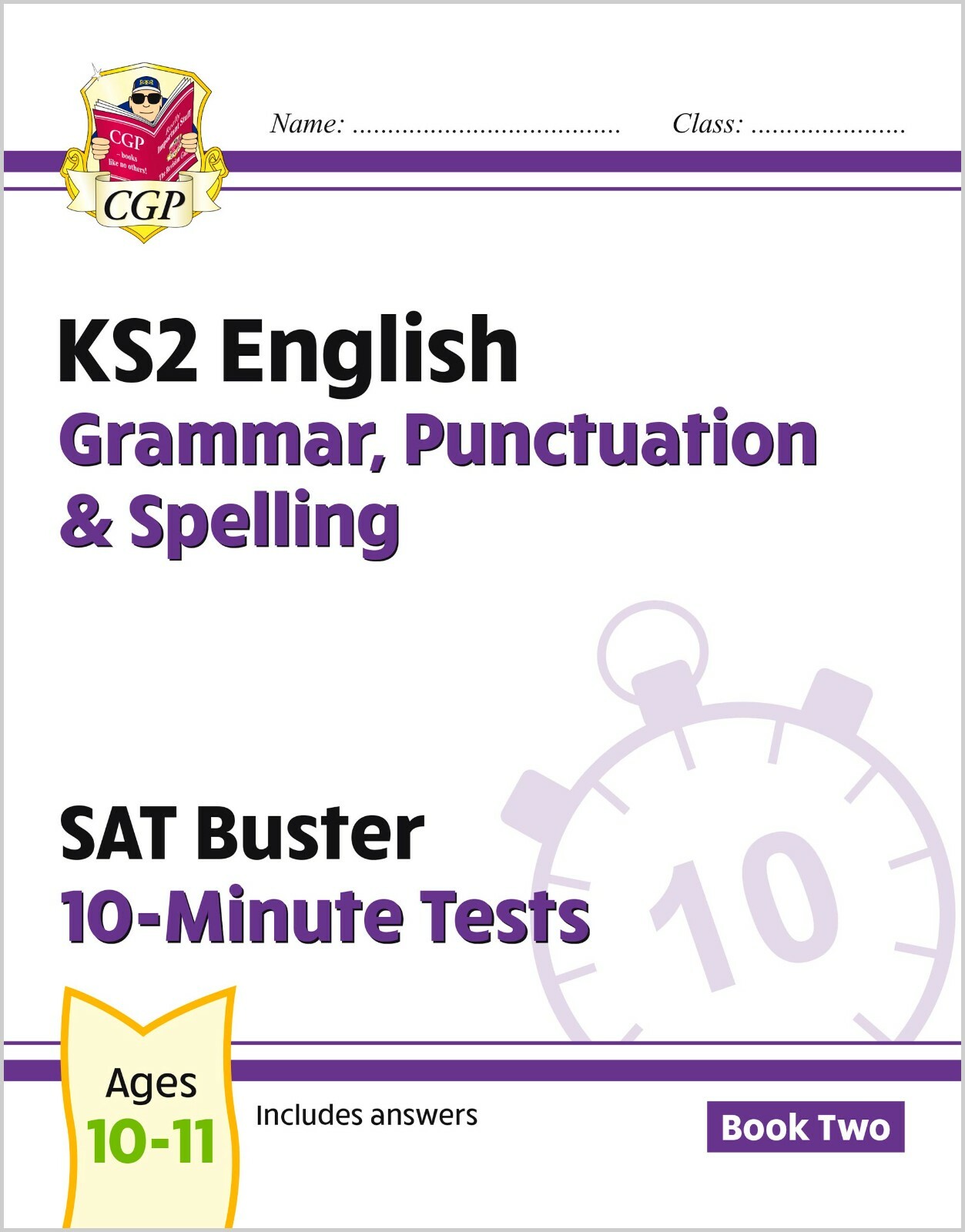 KS2 Year 6 English SAT Buster 10-Minute Tests Grammar Punctuation Book 2 CGP X