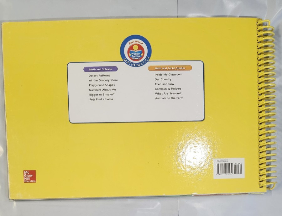 REAL WORLD PROBLEM SOLVING Big Book Kindergarten 18″ X 12″ LN