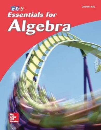 Essentials for Algebra, Answer Key by McGraw Hill: Used