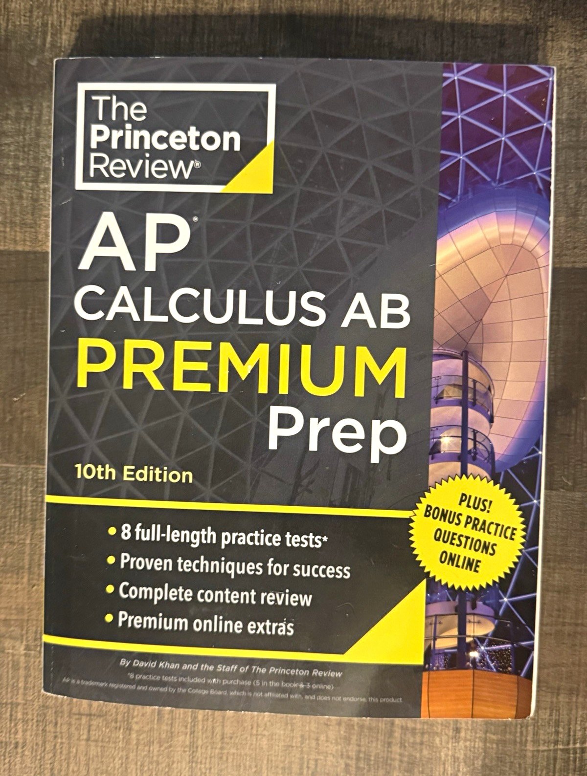 Princeton Review AP Calculus AB Premium Prep 10th Edition 2023 Study Guide Book