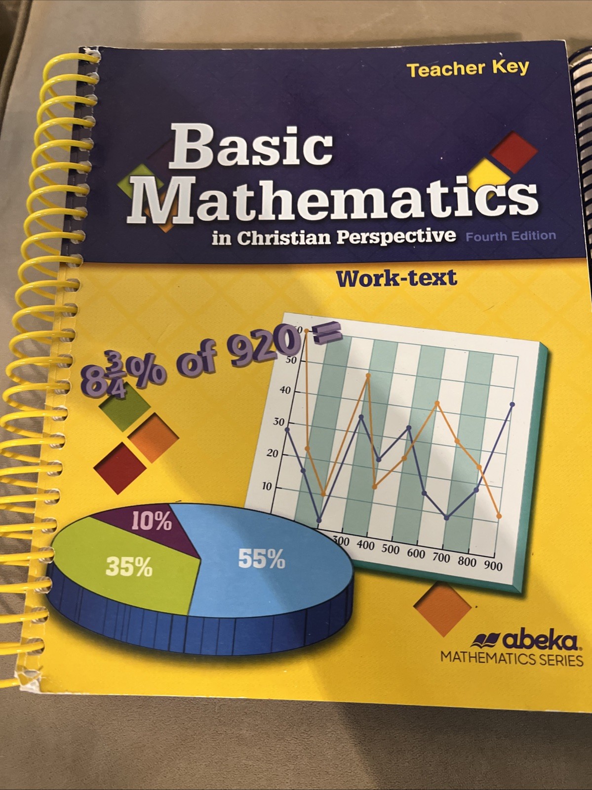 ABeka Basic Mathematics 4th Edition Work Text Teacher Key And Solution Key