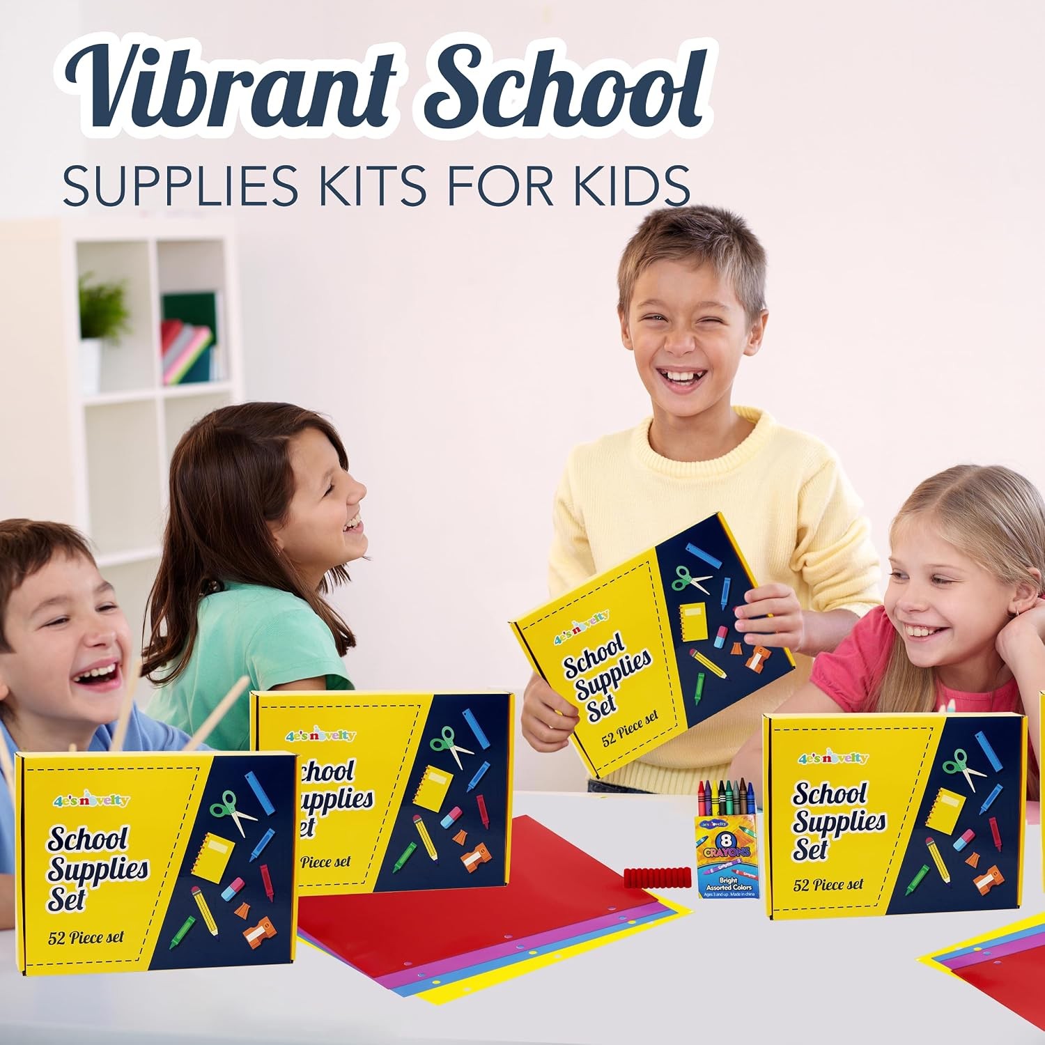 Back to School Supplies Kit for K1-8 Kids School Supplies Box School Supply
