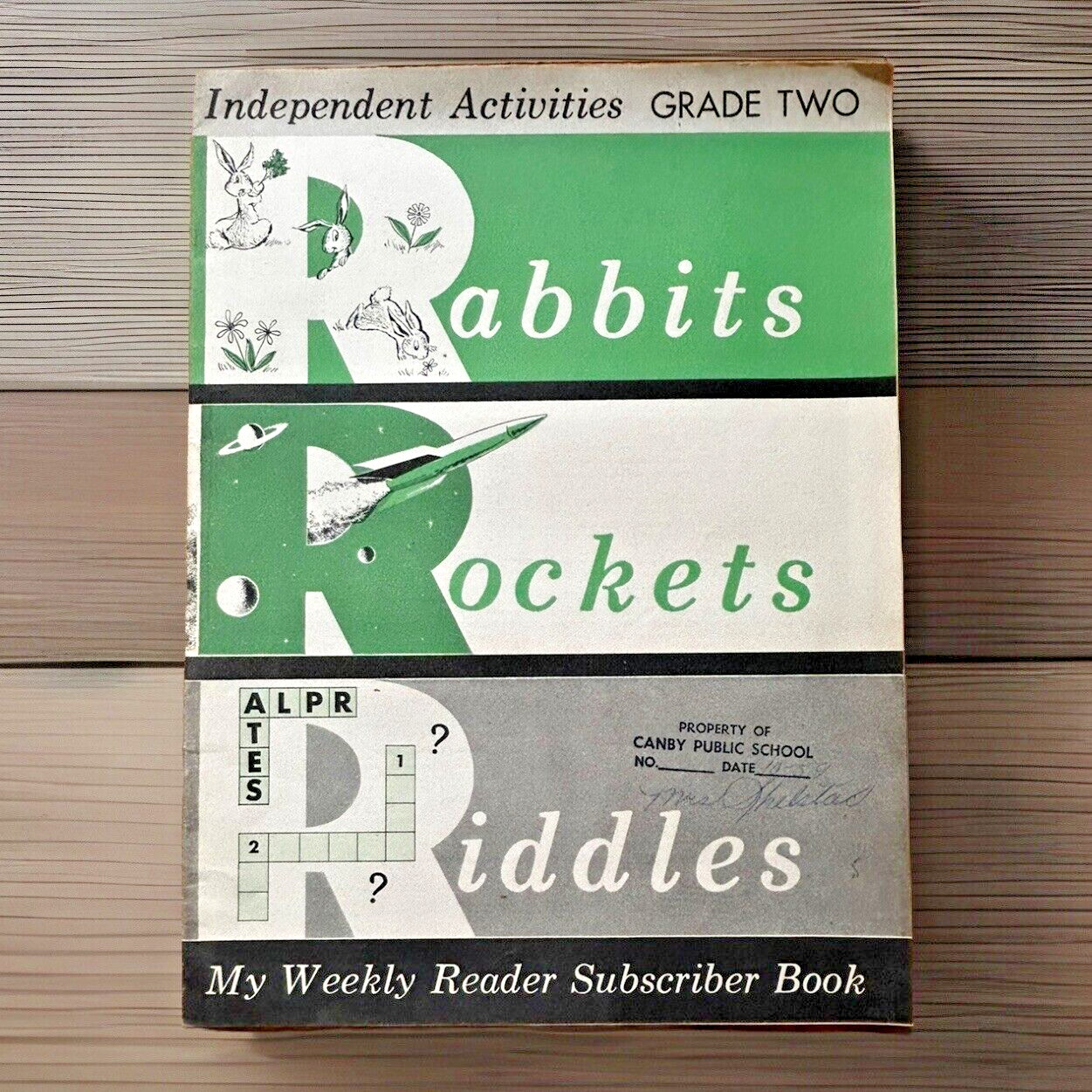 Vintage Educational Material ~ Independent Activities ~ Grade Two ~ 1958