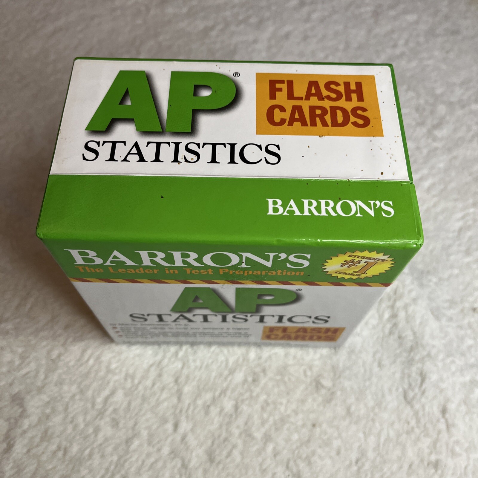 Barron’s AP Statistics 400 Flash Cards Marty Sternstein 2008 Test Preparation