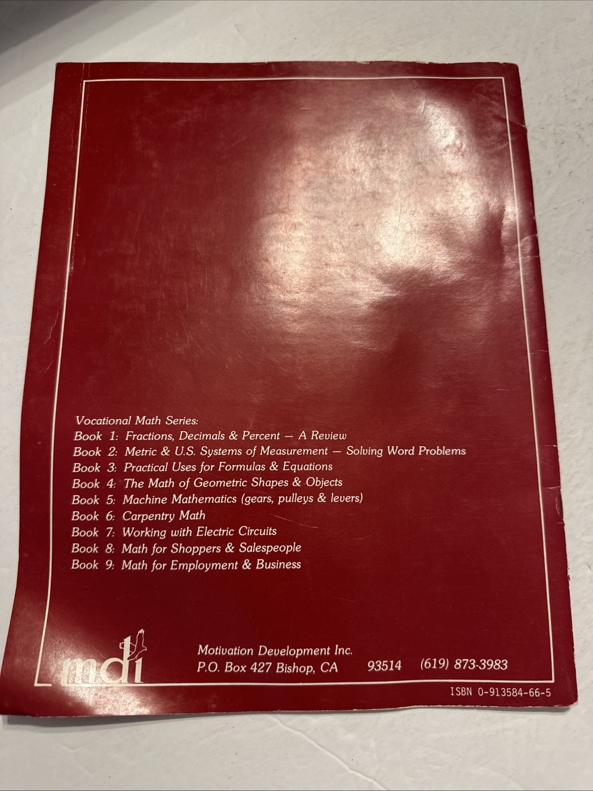 Working with Electric Circuits David Wiltsie MDI 1986 Math Workbook