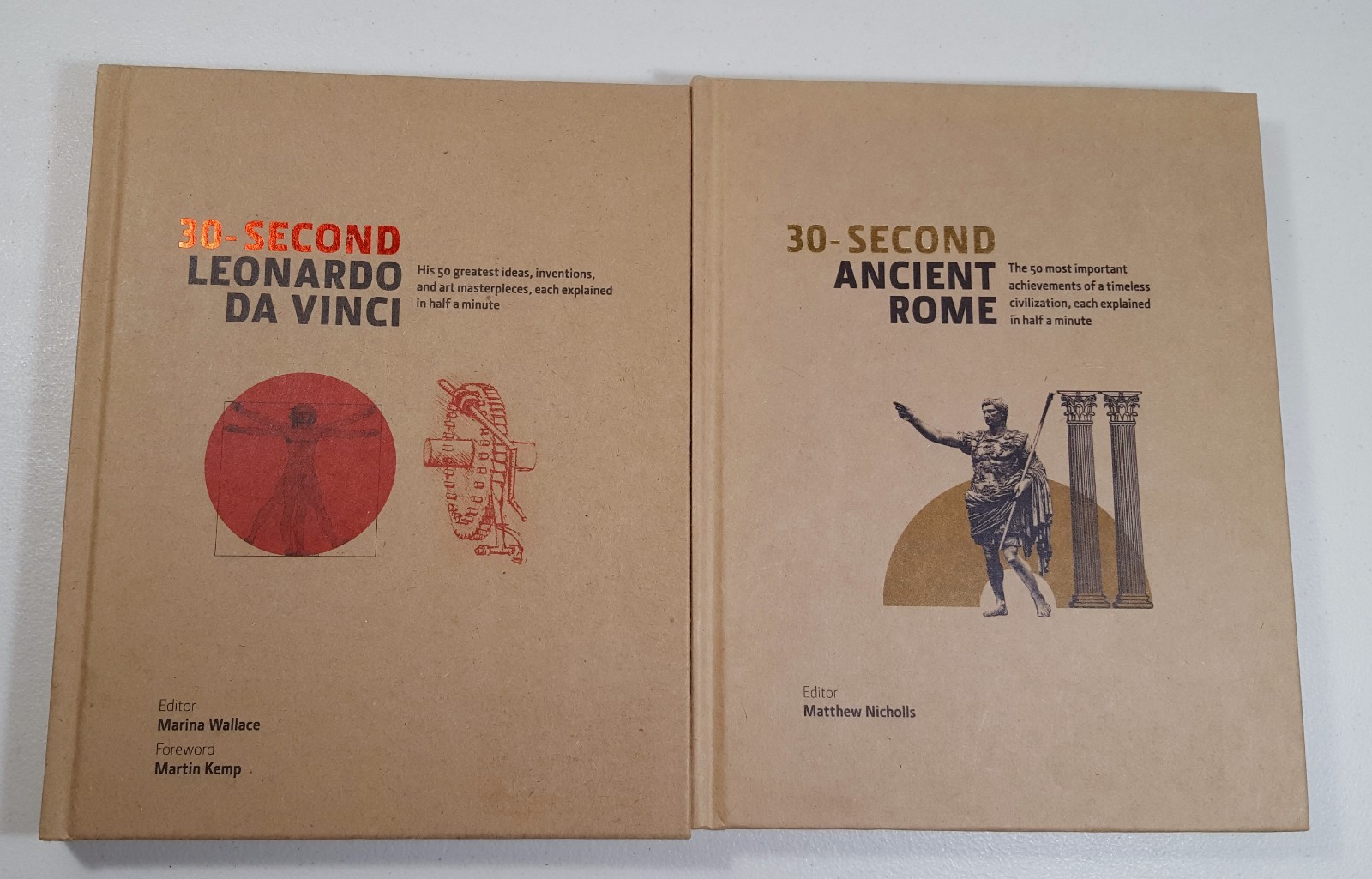 30Second Ancient Rome & Leonardo DaVinci 50 Greatest Ideas History Achievement