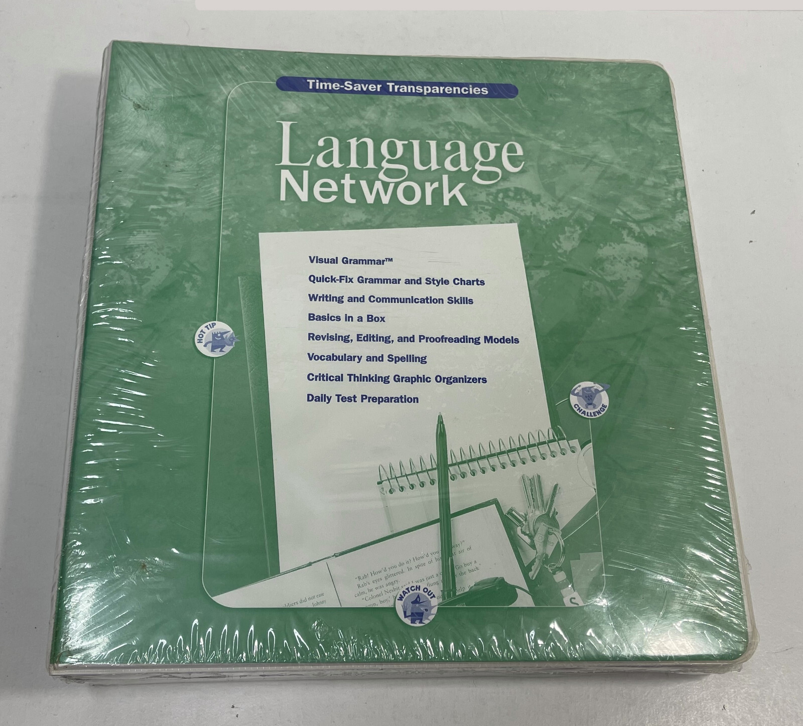 Time-Saver Transparencies Language Network – Teacher Material – Grade 8 NEW!
