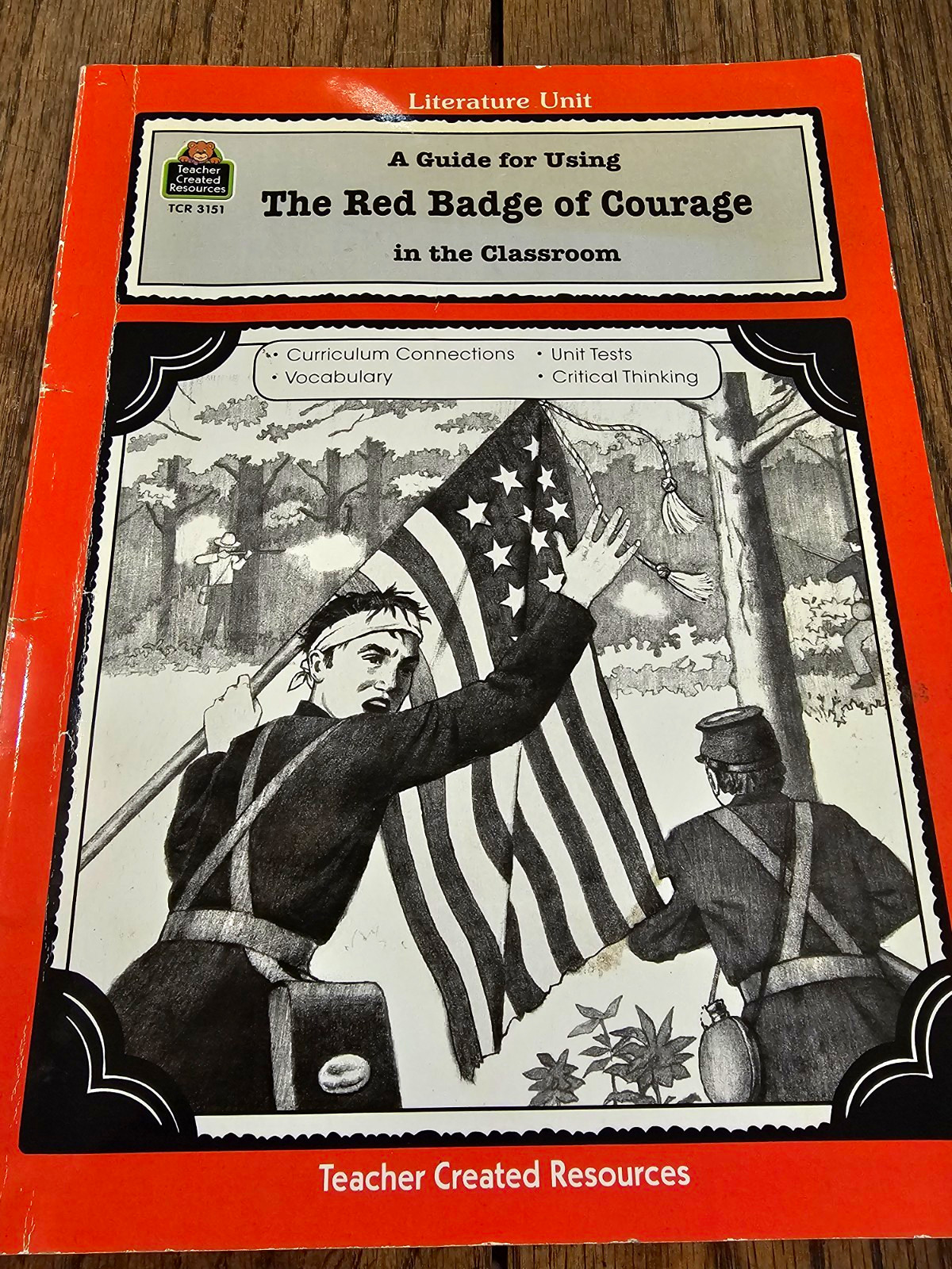 Teacher Created Resources Red Badge of Courage Classroom Guide PB TCR 3151