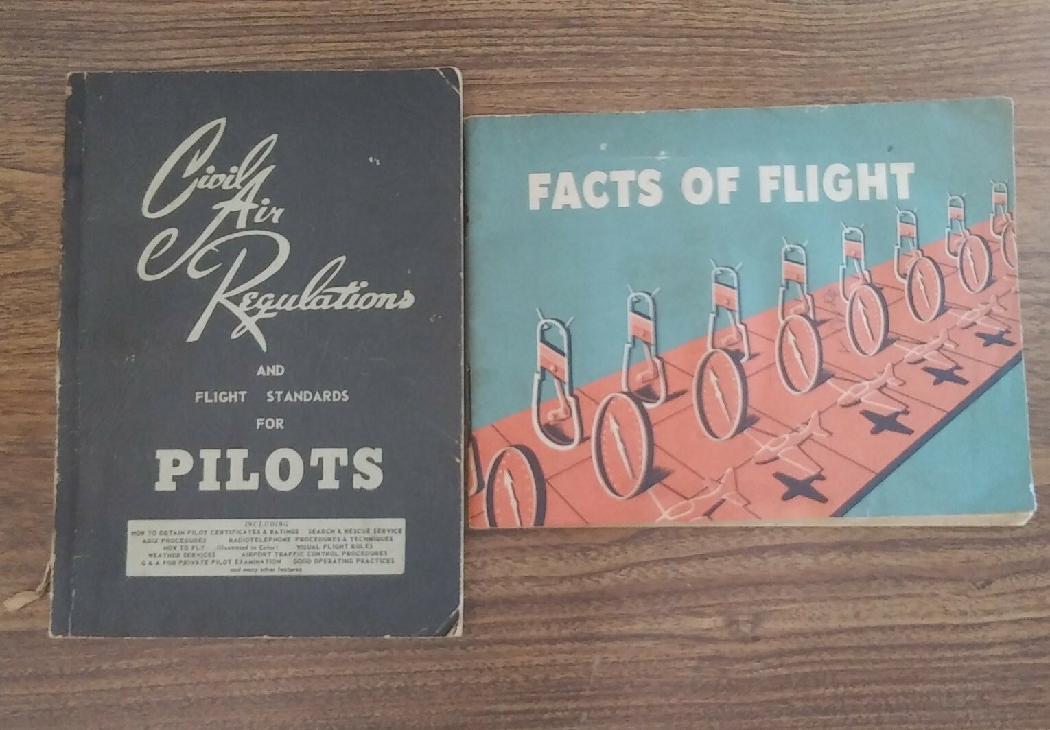 1956 Edition Civil Air Regulations Flight Standards for Pilots + Facts of Flight
