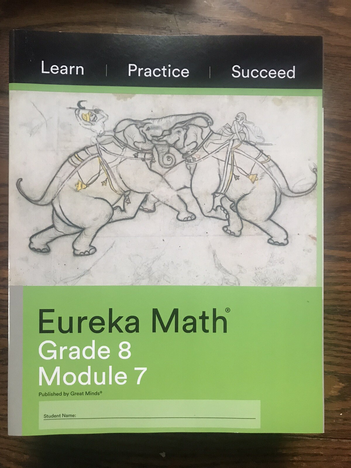 Eureka Math Grade 8 All Modules 1,2,3,4,5,6 & 7 (Learn,Practice,Succeed)workbook