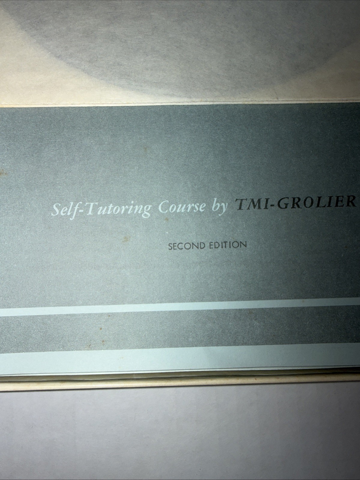 TMI-Grolier Teaching Machine – Course TM-601 Basic German Reading – 2nd ed. 1965