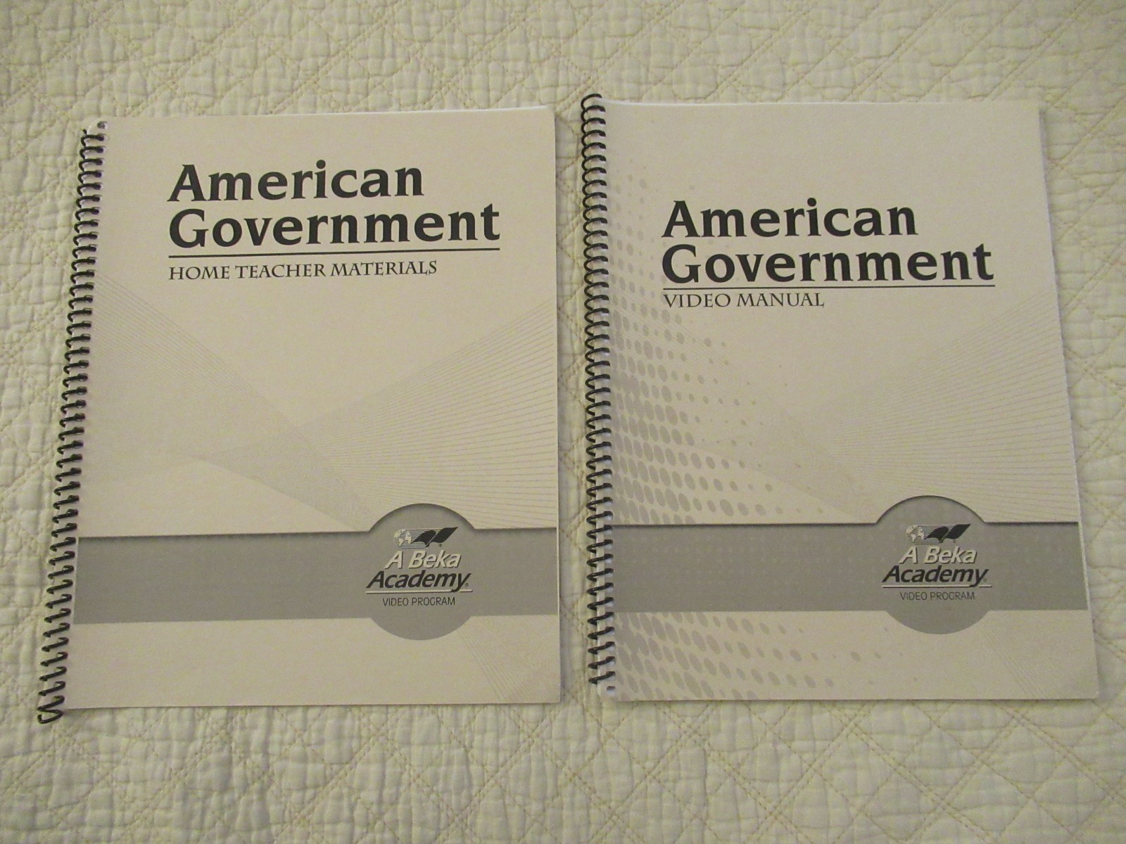 A Beka Academy American Government Home Teacher Materials & Video Manual