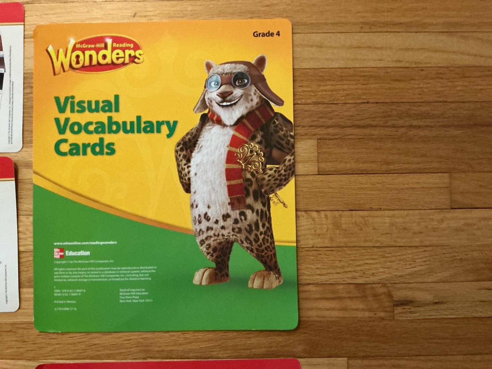 Wonders Visual Vocabulary Cards Grade 4 ENG. LANG. LEARNERS SET ONLY McGraw-Hill