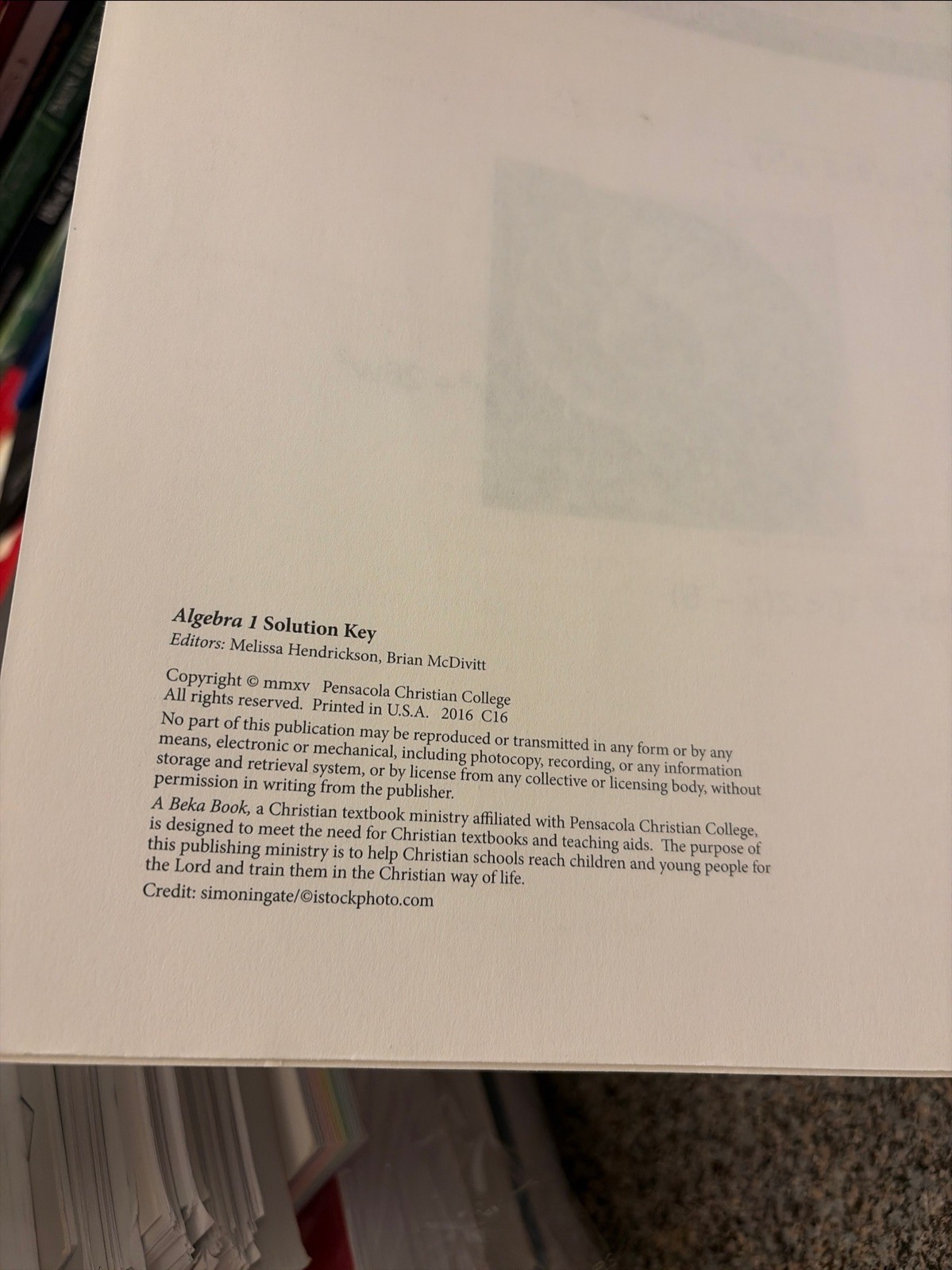 Abeka Algebra 1 Solution Key