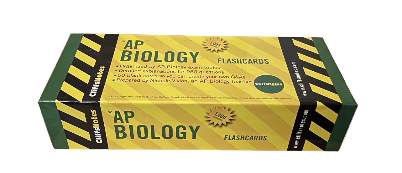 CliffsNotes AP Biology Flashcards