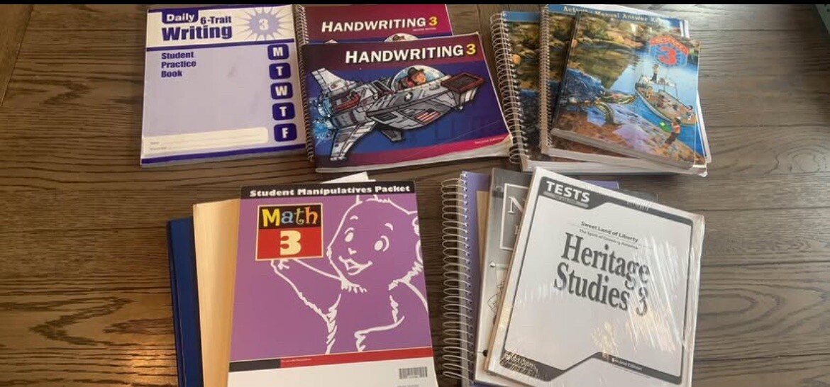 Homeschool Curriculum Books BJU Heritage Studies Grade 3 3rd Grade