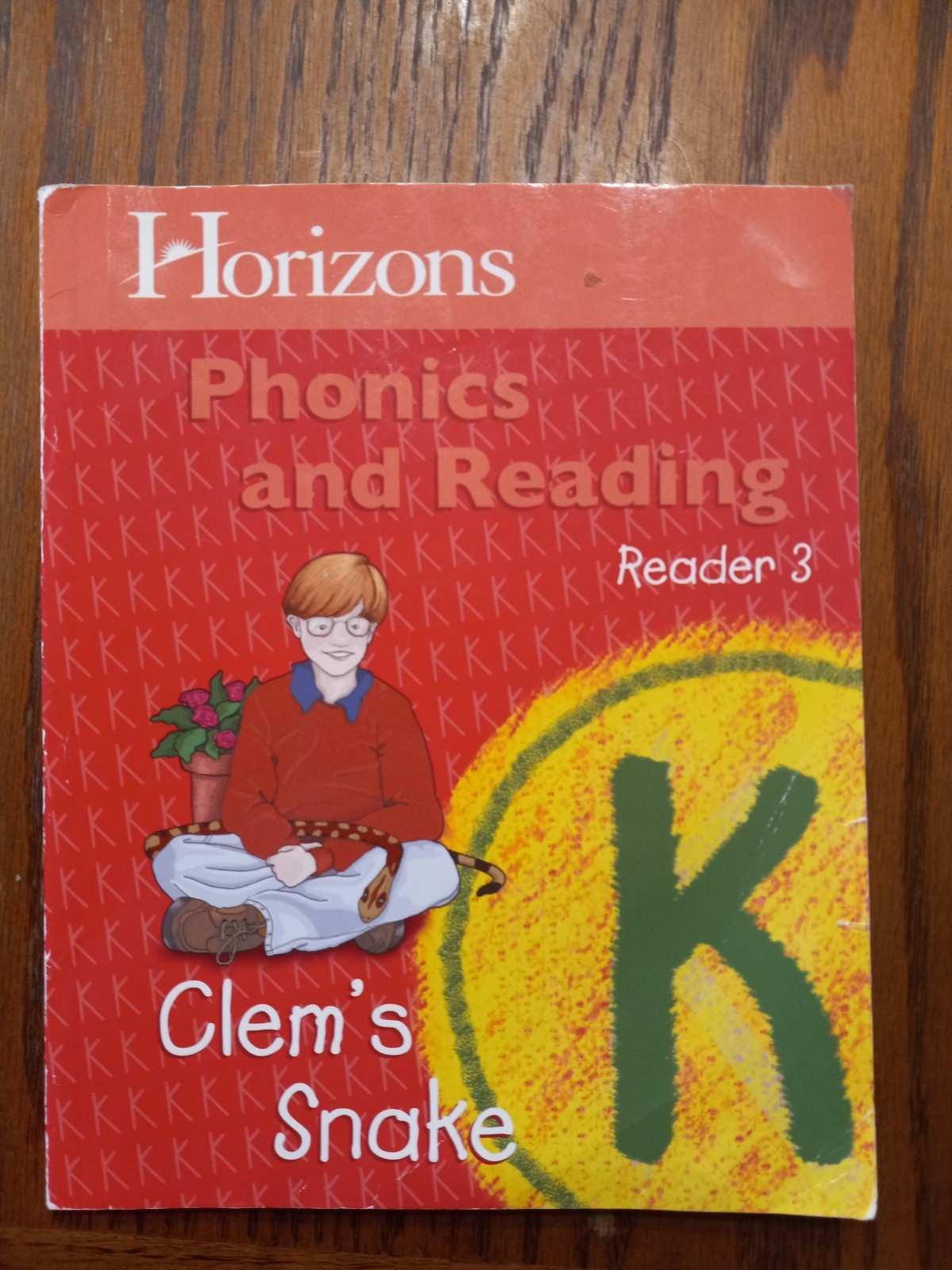 Horizons Homeschool Elementary Grade K Phonics and Reading Book 3 Clem’s Snake