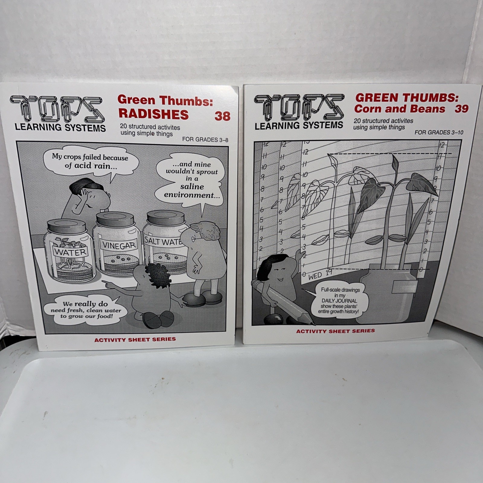 TOPS Learning Systems Green Thumbs: Radishes (#38) and Corn & Beans (#39) 2006