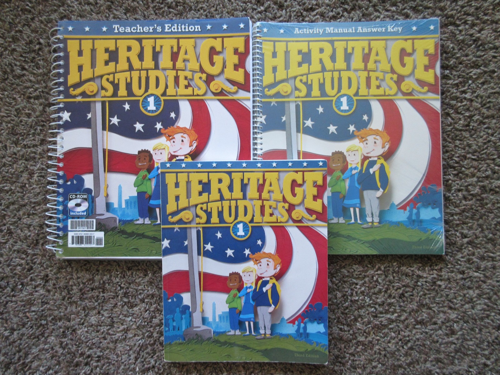 Heritage Studies 1 BJU Press – Student Text, Teacher’s Ed. & Activity Manual Key
