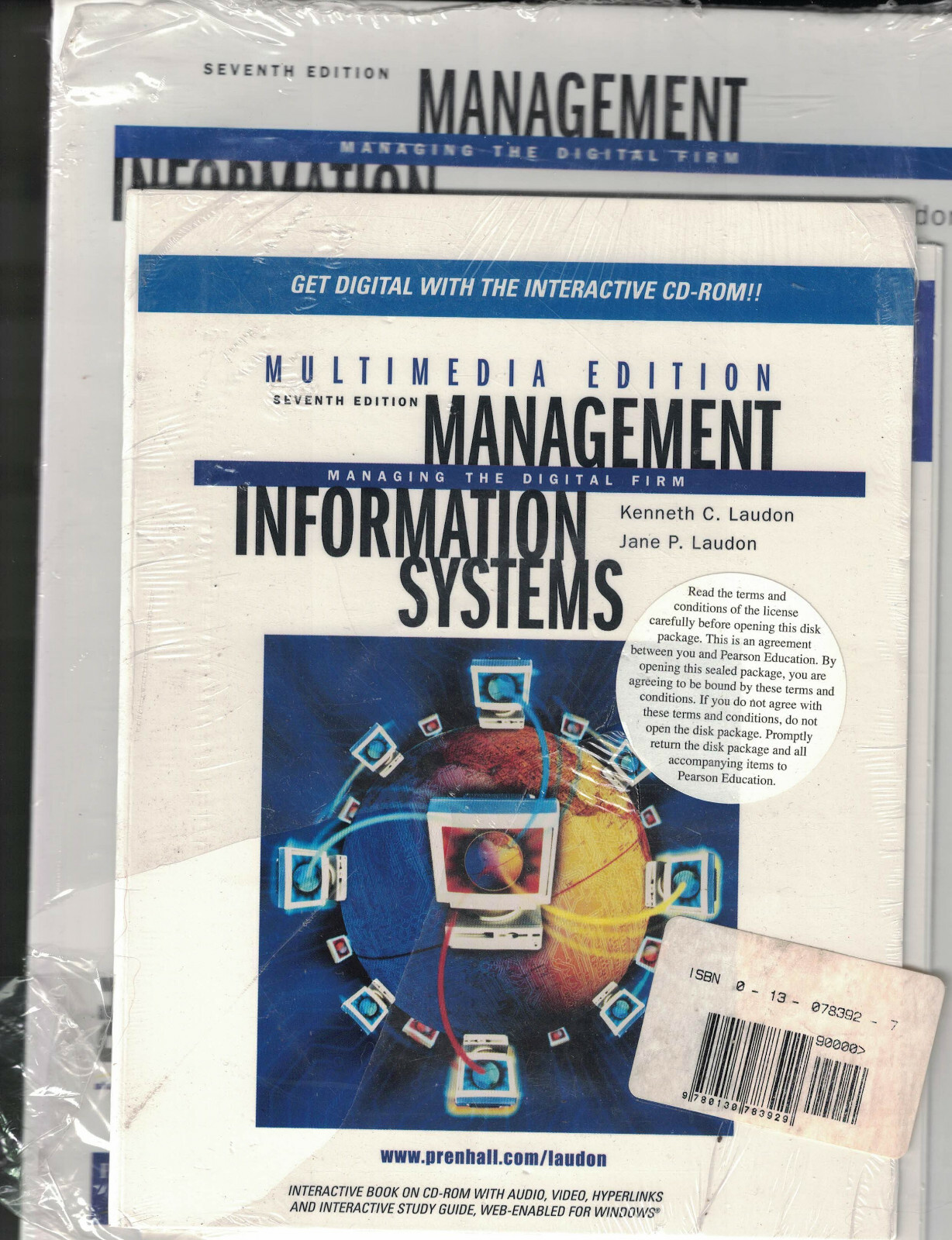 Management Information Systems-Managing the Digital Firm -Laudon (HC, 2002, New)