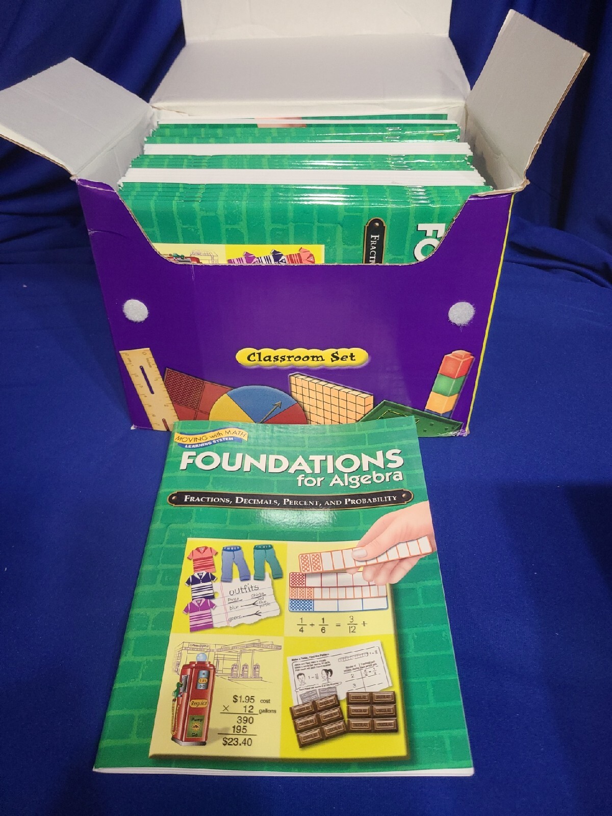 FOUNDATIONS FOR ALGEBRA Class Set-Fractions/Decimals MOVING WITH MATH (IM2) NEW