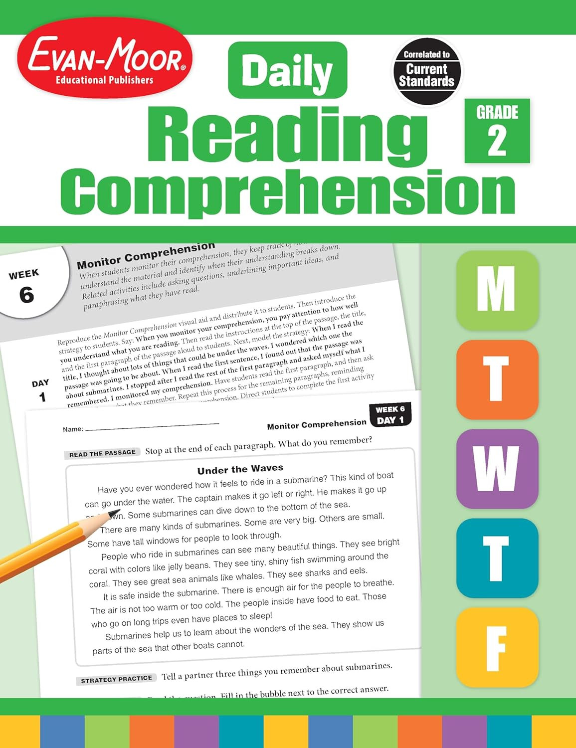 Evan-Moor Daily Reading Comprehension, Grade 2 – Homeschooling & Classroom Resou