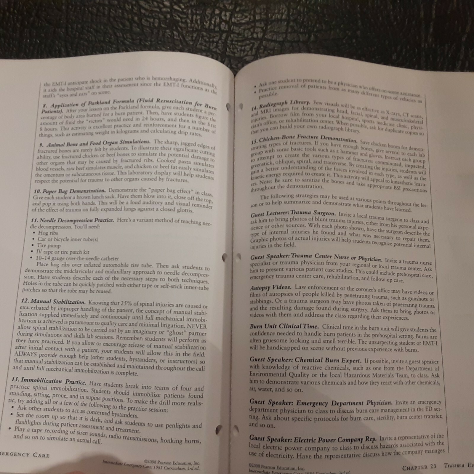 Brady Instructors Resourse Manual Intermediate Emergency care